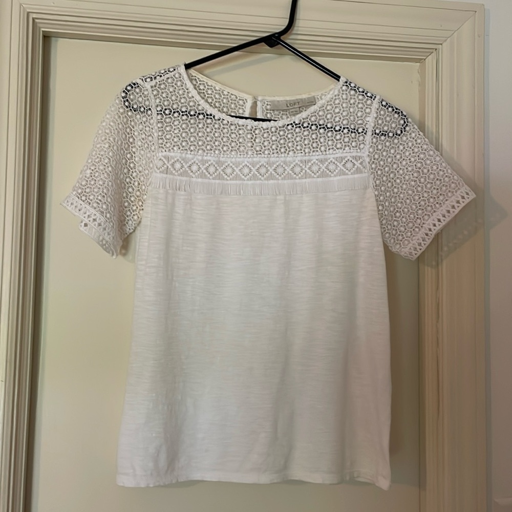 Loft White Shirt